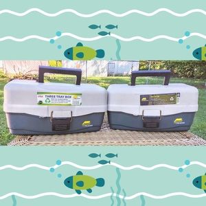 2 tackle boxes